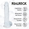 Realistic Dildo with Balls - 5 / 12,7 cm - Transparent